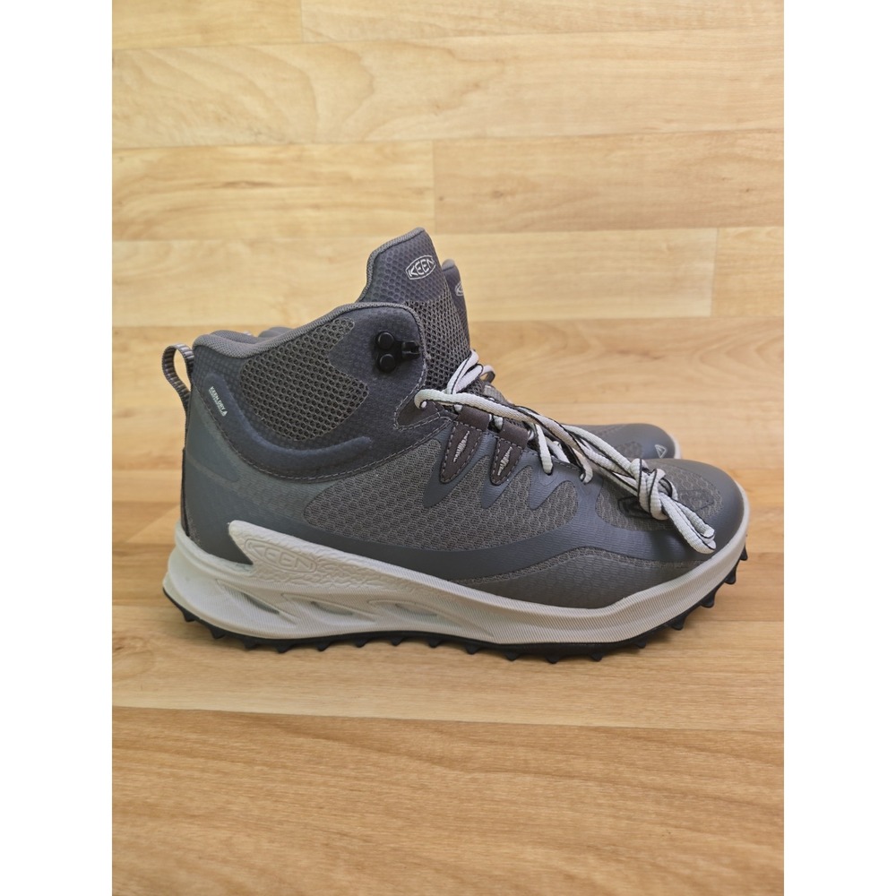 KEEN Womens Zionic Mid Waterproof Hiking Boots Gray Magnet 1028177 Size 11